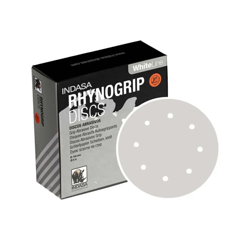 INDASA DISCO VELCRO RHYNOGRIP C/8 F.200