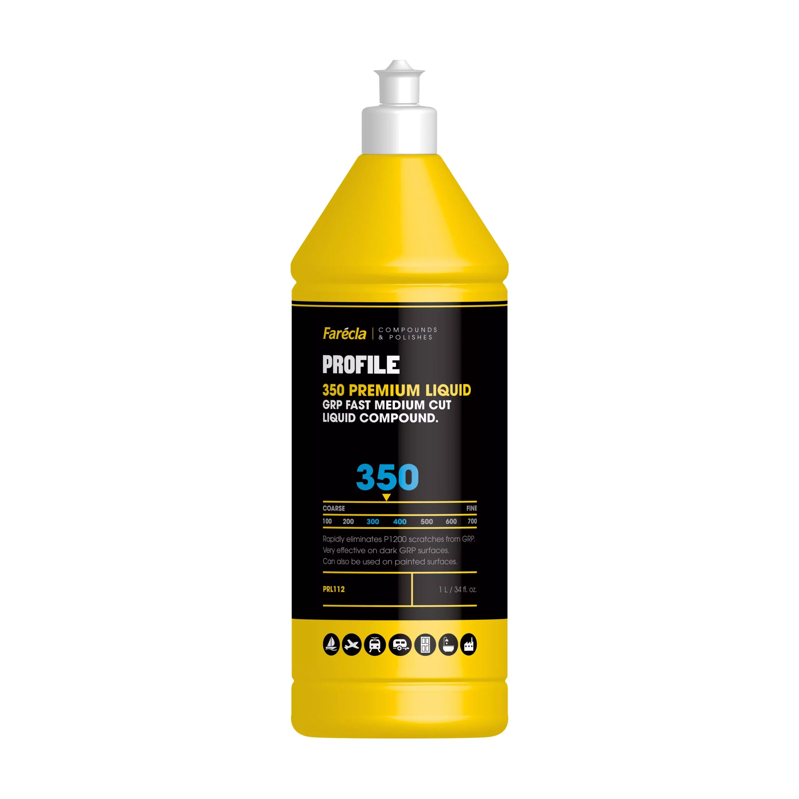 FARECLA PROFILE 350 PREMIUM LIQUID COMPOUND PRL101 1L