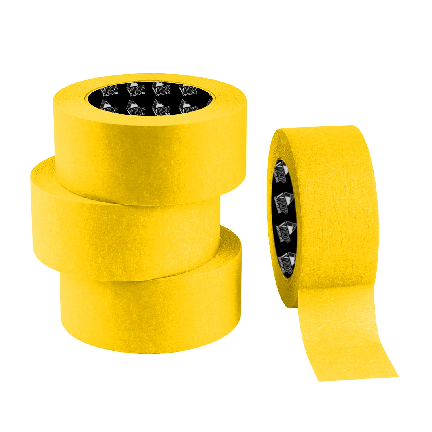 FITA PAPEL LISA 24MMX45MT 100? AMARELA PREMIUM “VTOP”
